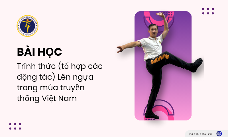 Trình thức lên ngựa trong  múa truyền thống Việt Nam BVH02