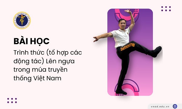 Trình thức lên ngựa trong  múa truyền thống Việt Nam BVH02