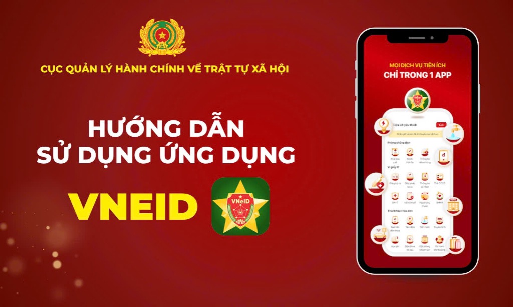 Hướng dẫn sử dụng ứng dụng VNeID VNeID01
