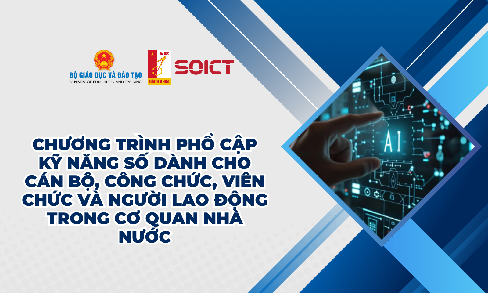 Chương trình Phổ cập kỹ năng số dành cho cán bộ, công chức, viên chức và người lao động trong cơ quan nhà nước KNS-CCVC