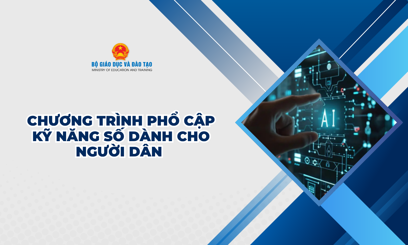 Chương trình phổ cập kỹ năng số dành cho người dân KNS-ND