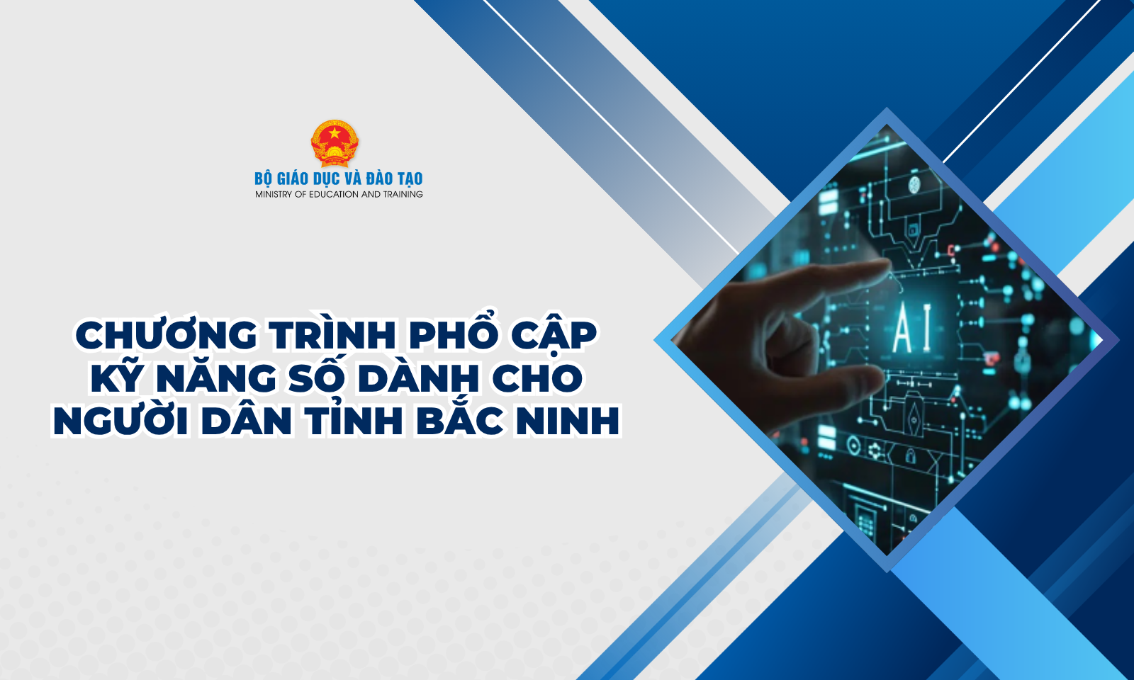 Chương trình phổ cập kỹ năng số dành cho người dân KNS-ND